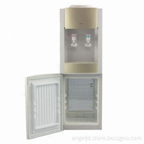 Floor Standing Water Dispenser with Compressor Cooling and Refrigerator, 220V/50Hz Power
